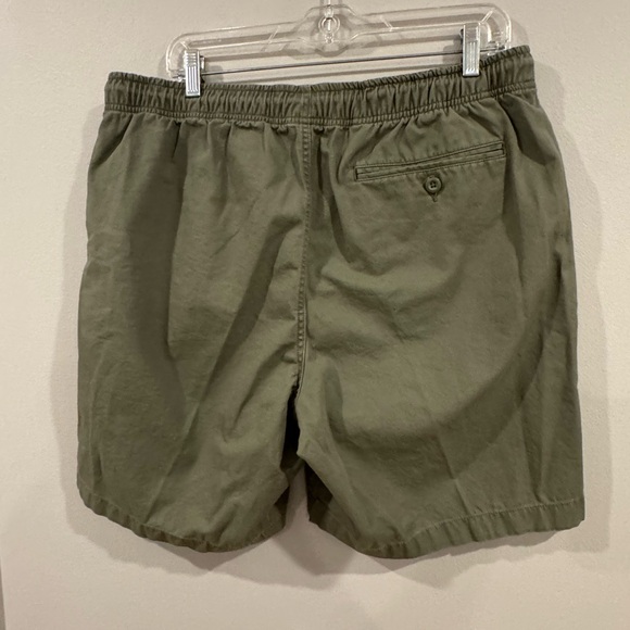 LL Bean Dock Shorts Men XL Lot of 2 Organic Cotton Canvas Drawstring Classic Fit - Picture 8 of 10
